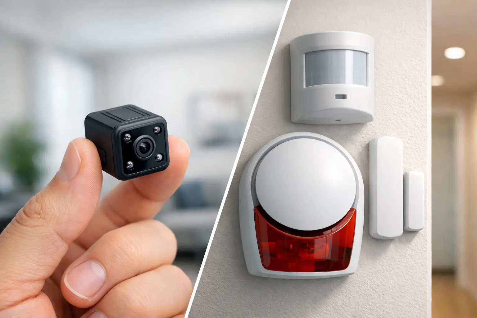 Mini kamera ili alarm - šta se više isplati?