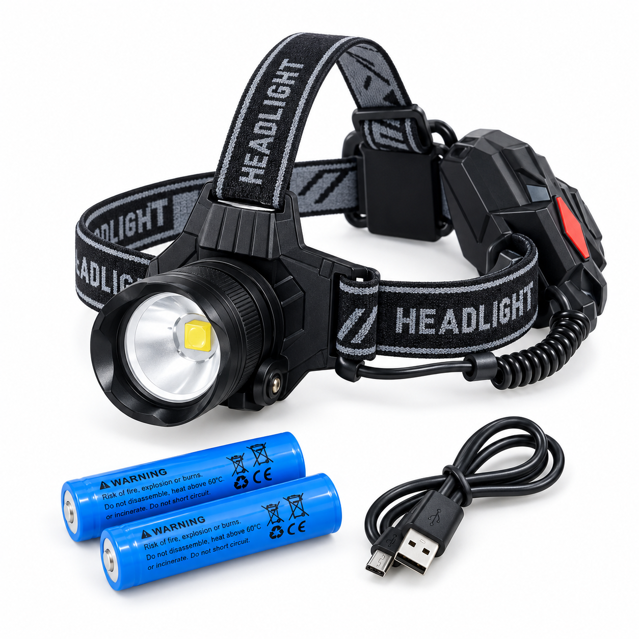 Punjiva čeona LED lampa P50 sa 2 baterije – X-BALOGG - Slika 4