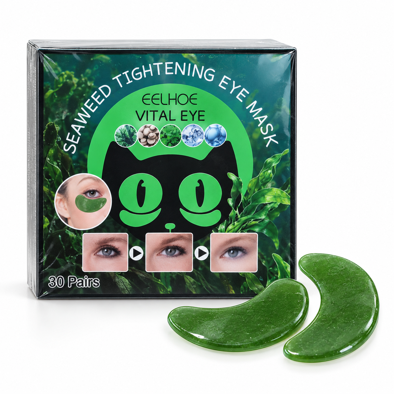 EELHOE Seaweed hidrogel maska za oči - Slika 4