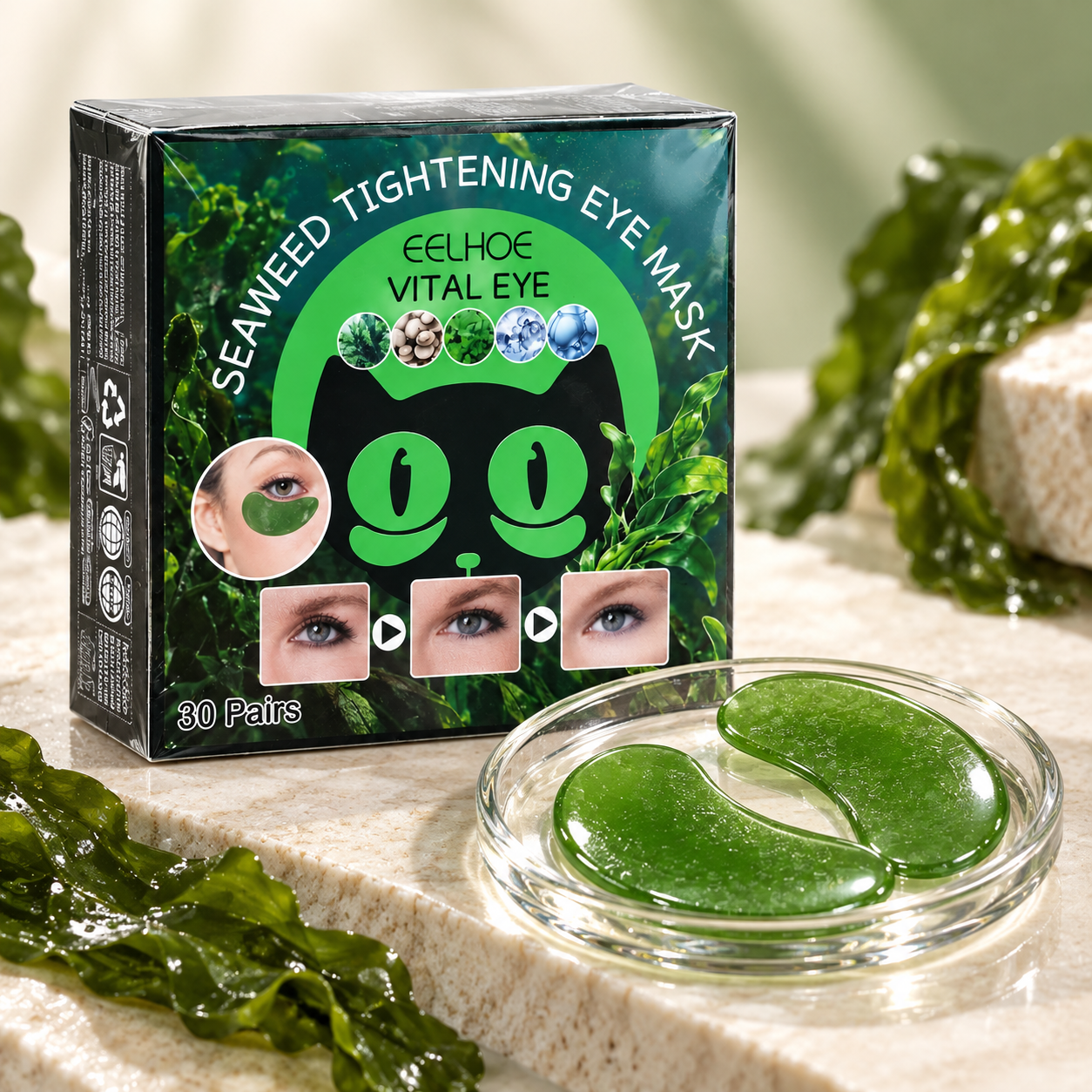 EELHOE Seaweed hidrogel maska za oči - Slika 2
