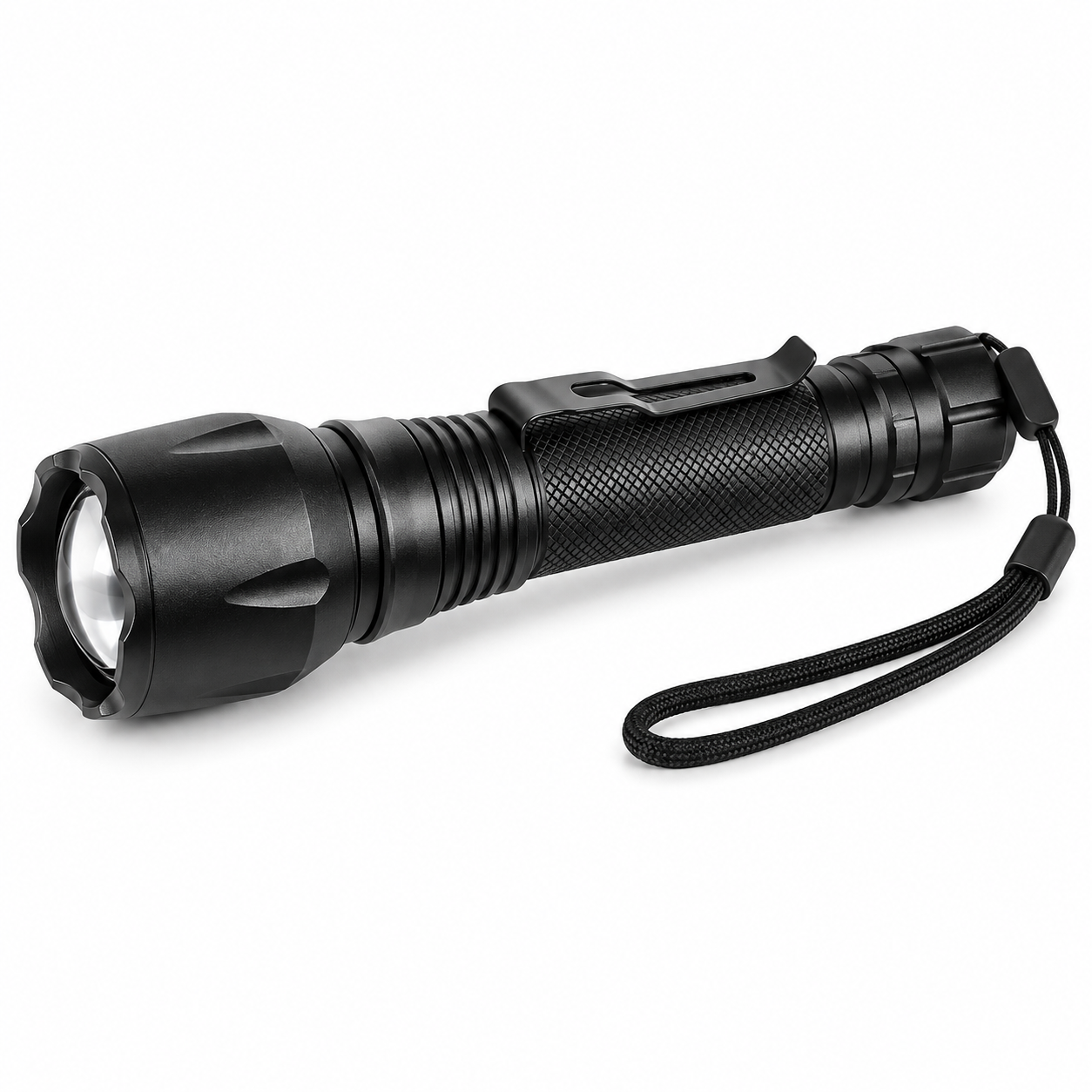 Punjiva taktička LED lampa sa zumom i kompletom punjača - Slika 2