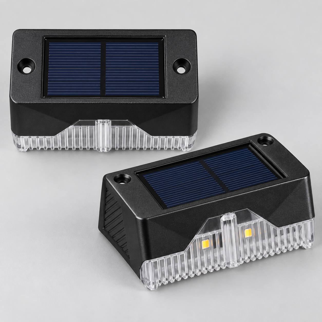 Solarne LED lampe za stepenice i ogradu – set 4 komada - Slika 2