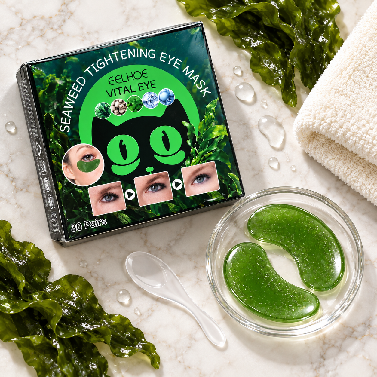 EELHOE Seaweed hidrogel maska za oči - Slika 3