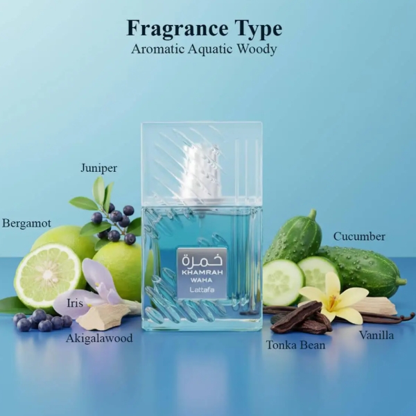 Lattafa Khamrah Waha Eau de Parfum 100 ml – uniseks parfem - Slika 3
