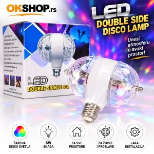 LED Double Side Disco lampa 6W E27 – dvostrana party rasveta za žurke