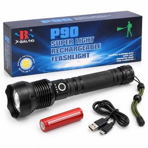X-BALOG P90 punjiva LED ručna lampa sa zumom