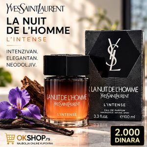 Yves Saint Laurent La Nuit de L’Homme L’Intense 100 ml – Muški parfem