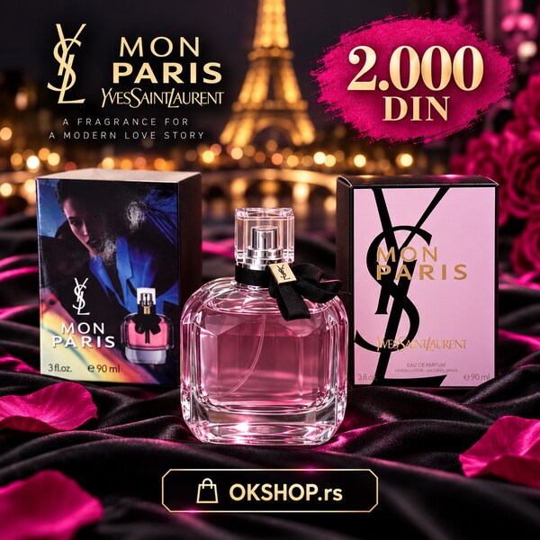 Yves Saint Laurent Mon Paris 90 ml – ženski parfem - Slika 5